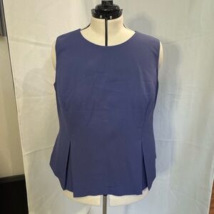 Nine West Classic dark periwinkle Sleeveless Blouse